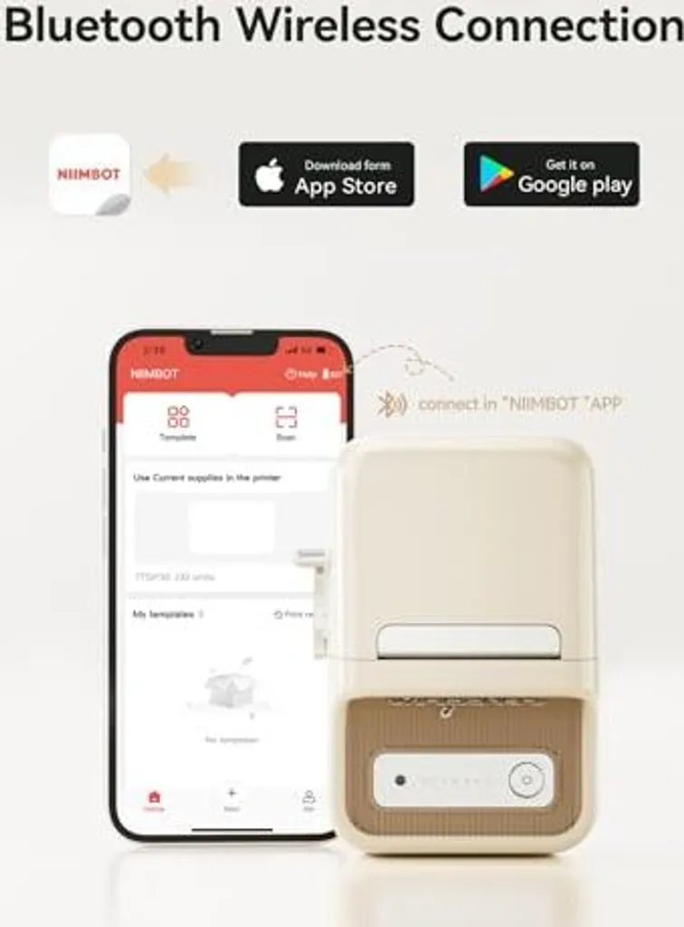 Niimbot B21 Etichettatrice Termica Bluetooth 203 DPI - App Android iOS - 2