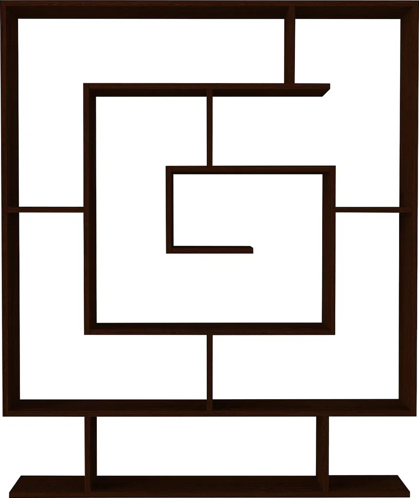 Bibliothèque Fine Wenge Sarmaşık : Solution de Rangement Gain de Place - 5