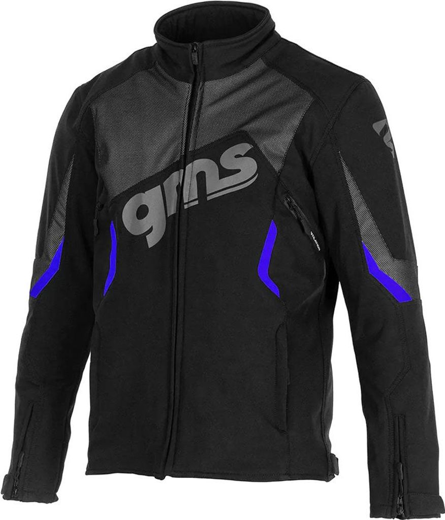 gms Softshelljacke Arrow schwarz-blau 2XL