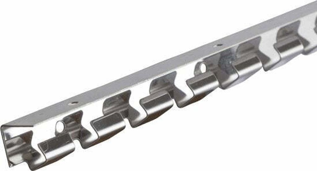 Merkloos Streifenvorhangschienen aus Edelstahl 125cm Produktbild 