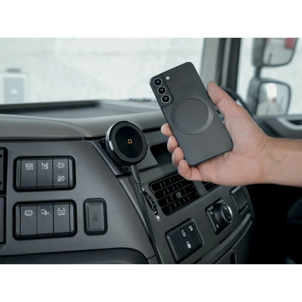 Support magnétique smartphone à induction et fixation adhésive Mag - 10