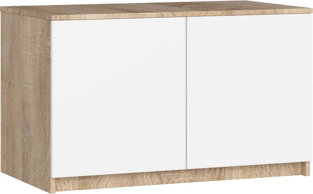 OFFERTA Mensola Armadio S90 90cm Bianco Sonoma 2 Porte 2 Cassetti