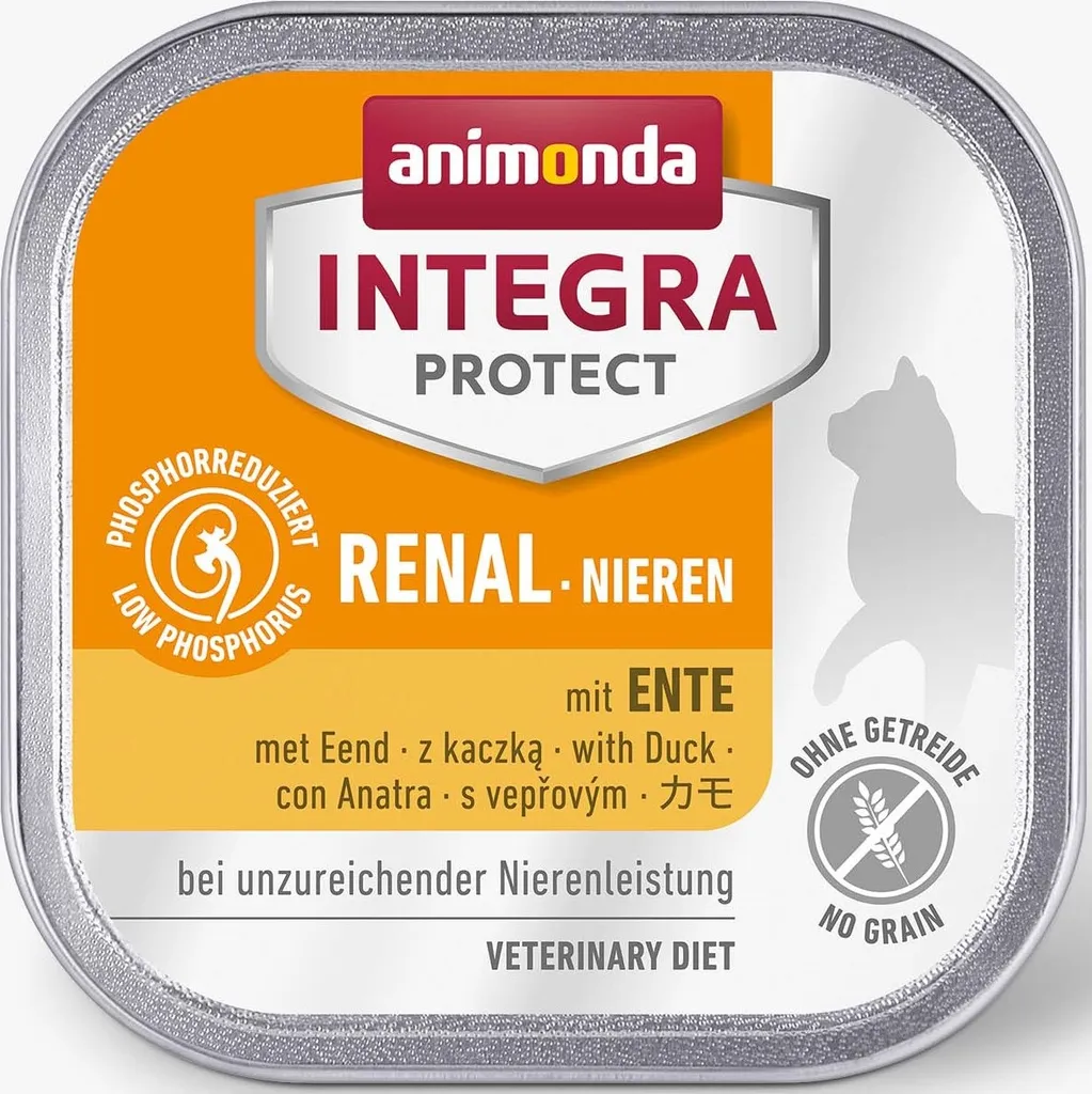 Animonda Integra Protect Cat Bol de rein avec canard 100gx16 - Chat