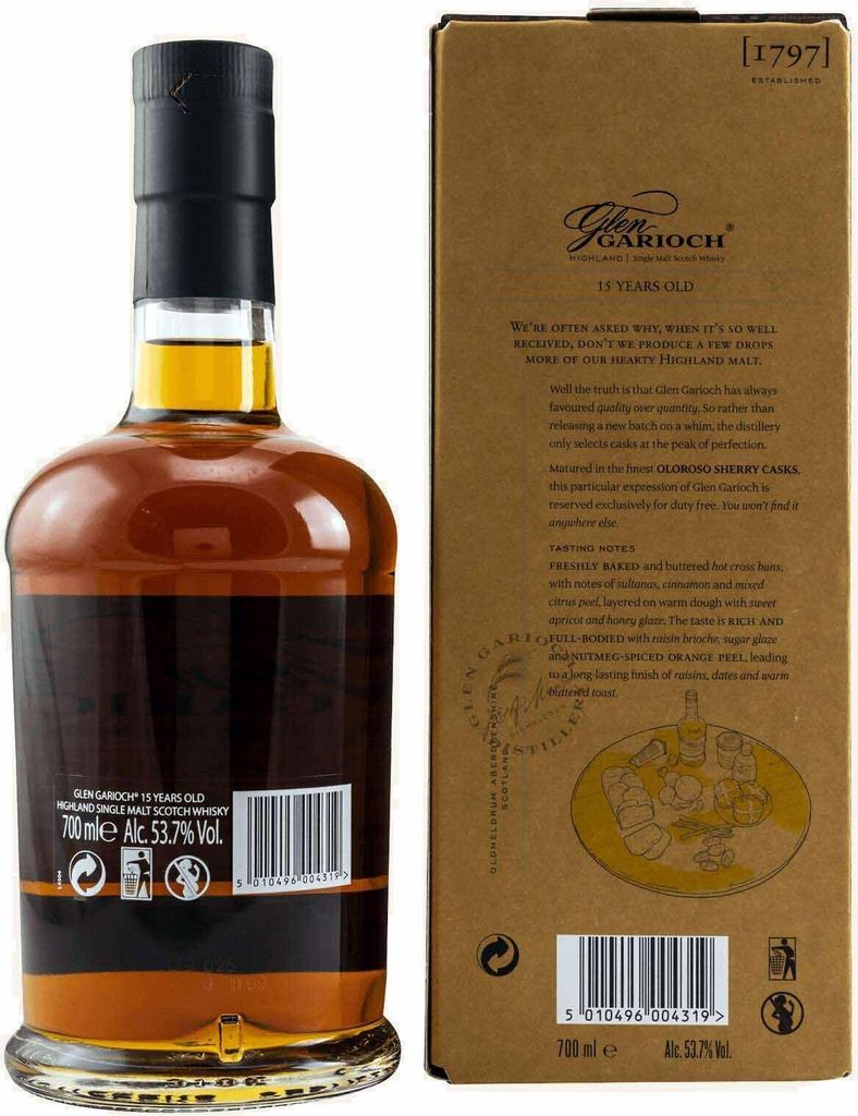 Glen Garioch 15 Jahre - Sherry Cask - Single Malt Scotch Produktbild 