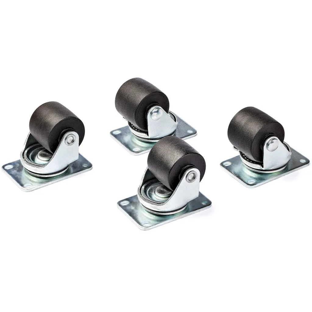 Roulettes StarTech M6 kit de 4 pour rack serveur 4 montants en acier