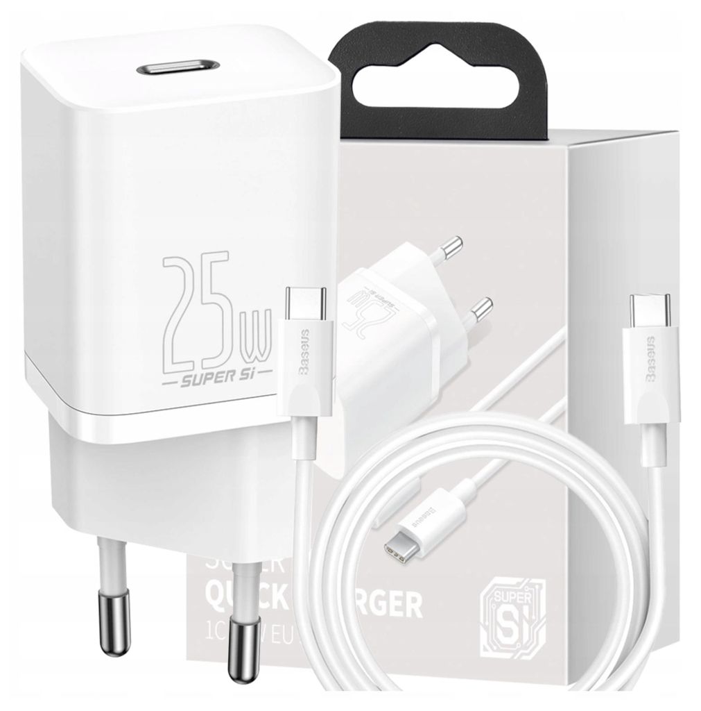 Baseus Super Si Quick Charger 1C 25W con cavo Usb-C a Usb-C Immagine del prodotto 