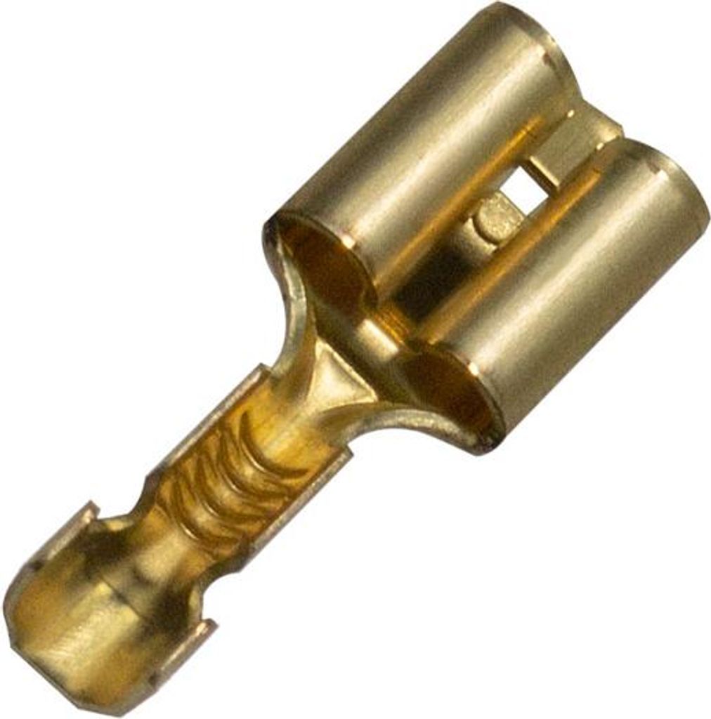 FASTIN-FASTON Steckhülse Messing blank 0,5 - 1,5 mm²