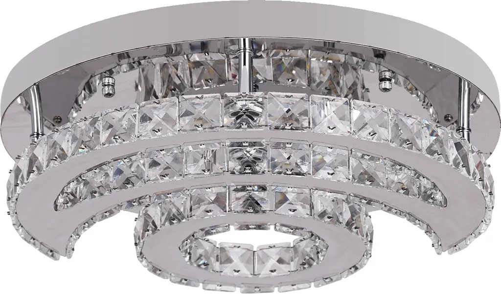 Plafonnier cristal LED variable pour en finir avec la lumière terne