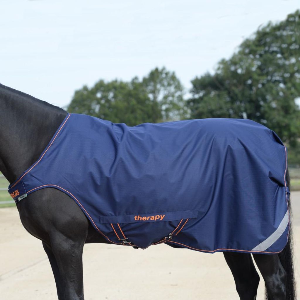 Bucas Therapy Walker Trainingsdecke, Outdoordecke, Farbe:Navy/Orange, Größe:XL