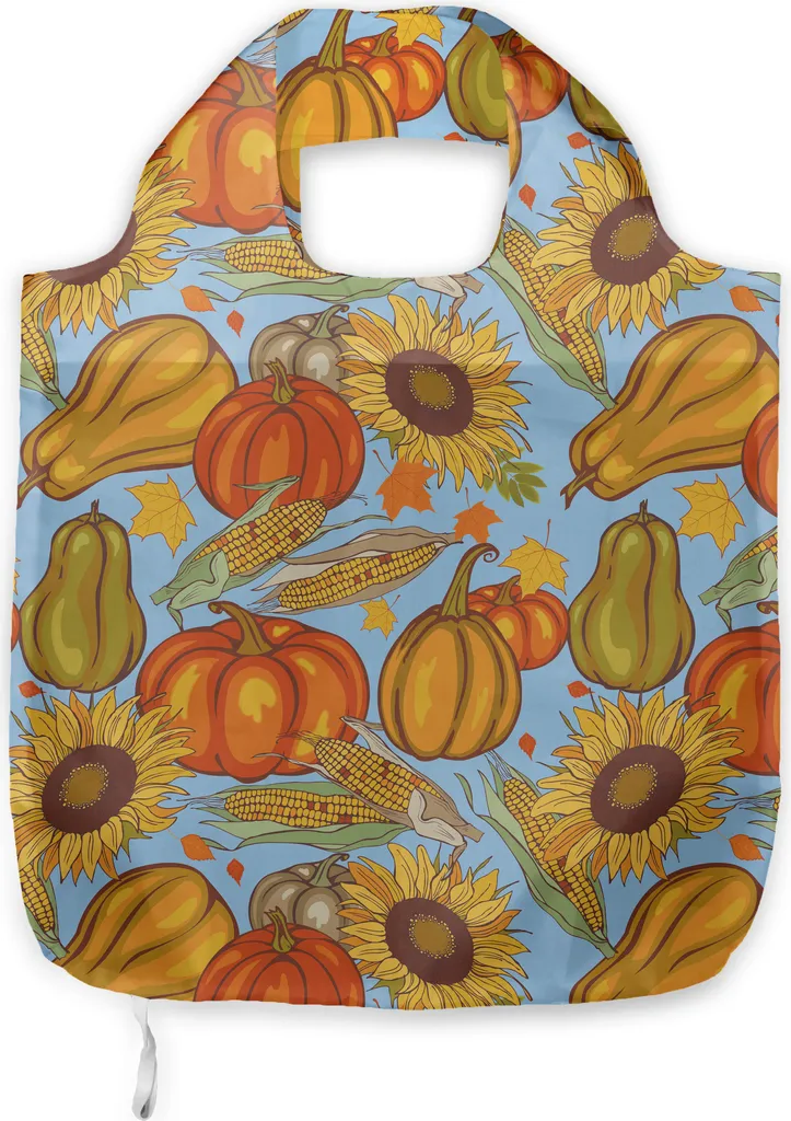 Borsa in Tessuto Ecologica ABAKUHAUS - Shopper Ortaggi Arancione Giallo