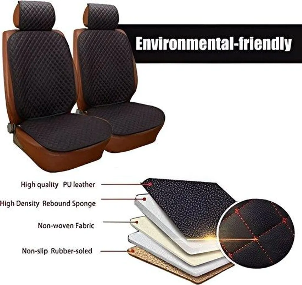 Coussin de Siège Auto Rouge pour Longs Trajets - Confort Dos et Assise