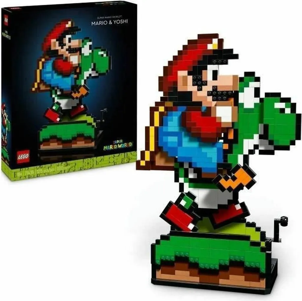 Lego Super Mario World Mario et Yoshi avec Mécanisme de Mouvement 71438