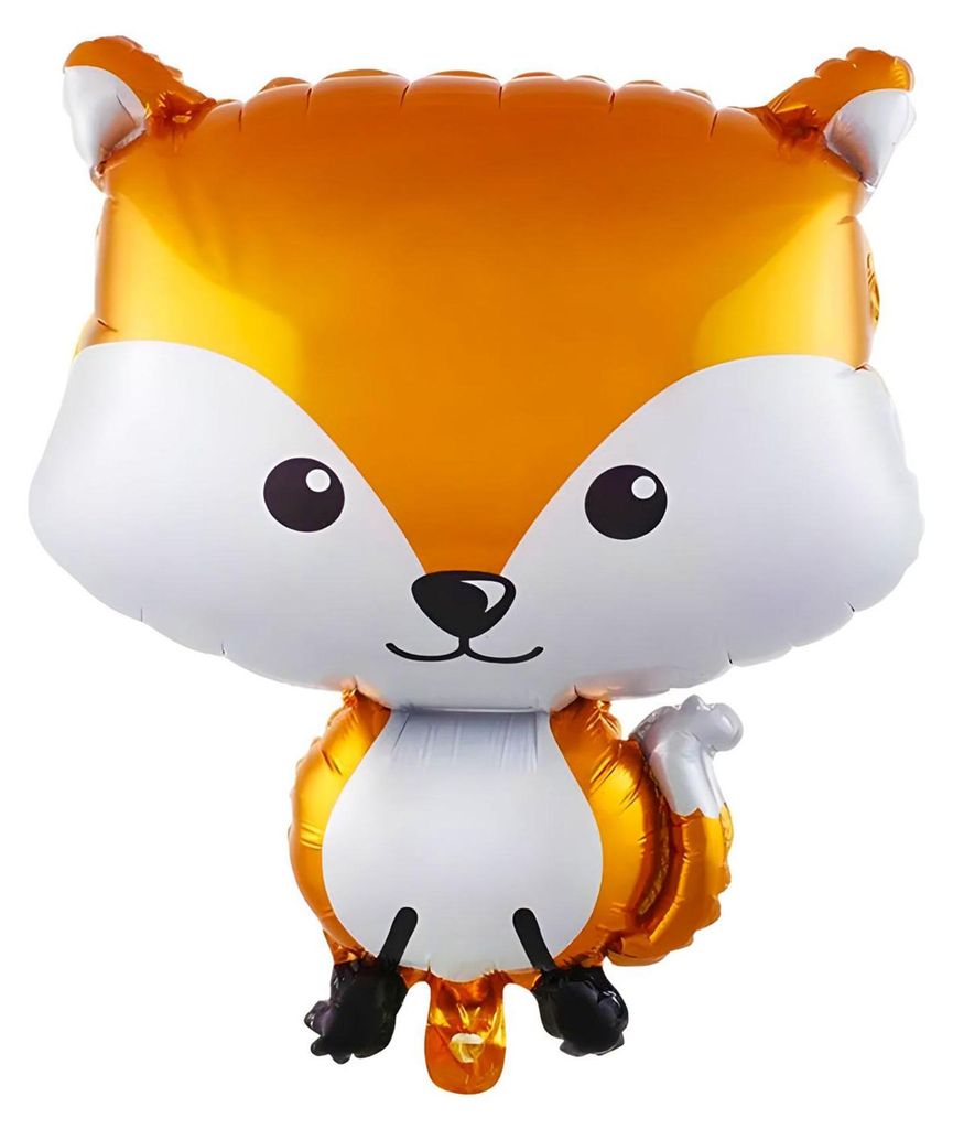 Ballon en plastique Automne, renard, env. 68*49 cm Image du produit 