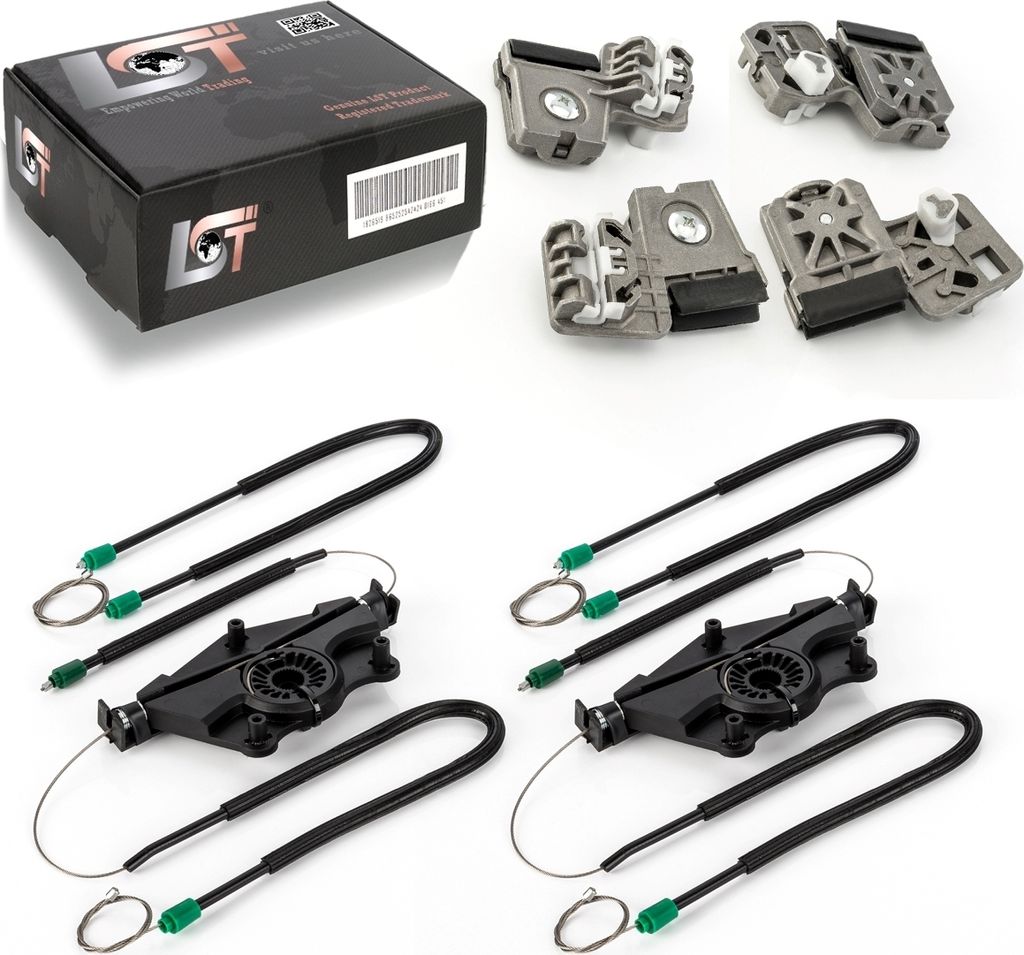 FENSTERHEBER REPARATURSATZ VORNE LINKS & RECHTS - FÜR VW GOLF 4 IV 2/3 trg.