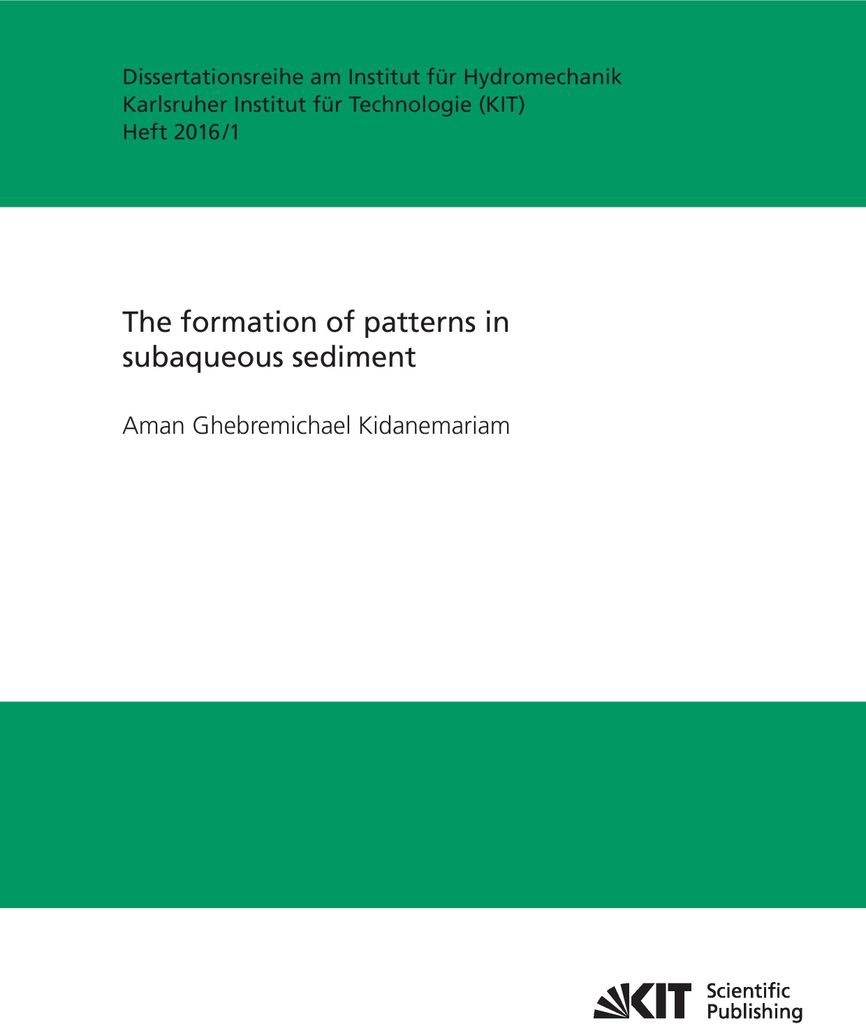 The formation of patterns in subaqueous sediment
