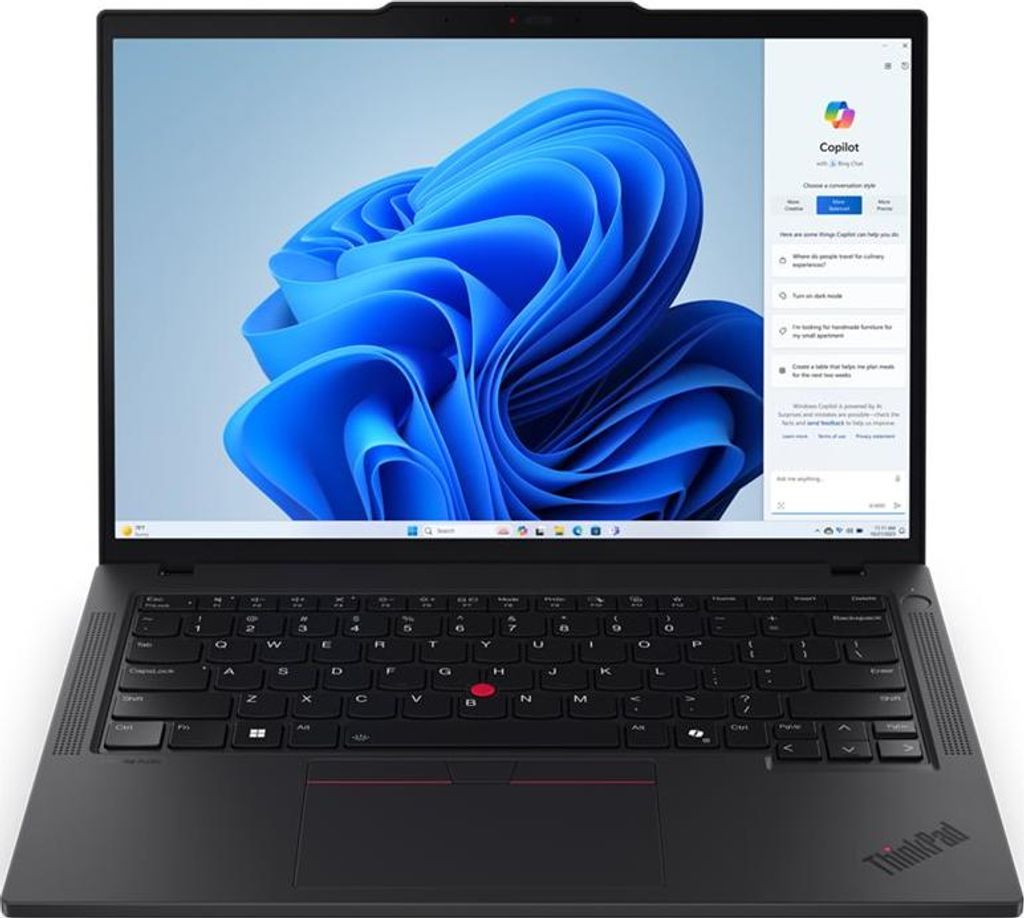Lenovo ThinkPad T14 Gen 5 (Intel), 14" WUXGA Touch, Core Ultra 5 135U, 16GB RAM, 512GB SSD, W11P