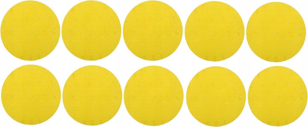 FEINZ | Schleifpapier 10x Kreise - 225mm - Gelb - Hochwertig - für Giraffe - gr 150 Superpad