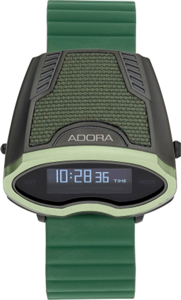 Adora AC1000 1-206076-001 Herren Uhr Autofahreruhr Quarz Metall Silikon 3Bar