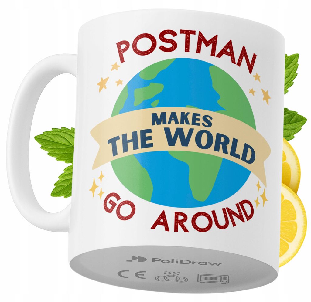 Lustige Kaffeetasse mit witzigem Textdesign für Postboten - ideal für Geburtstage, Namenstage und Feiertage. Hochwertige Tasse für besondere Anl...