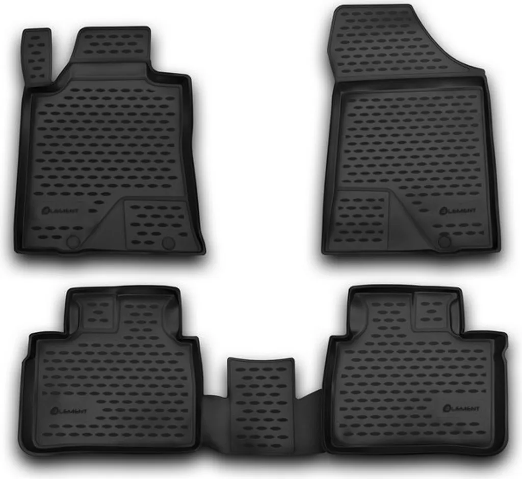 Tappetini Gomma 3D NISSAN Teana 2014+ ELEMENT | Set 4pz Su Misura