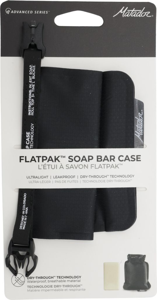 Matador FlatPak zeepzak (anthraciet) Productafbeelding 