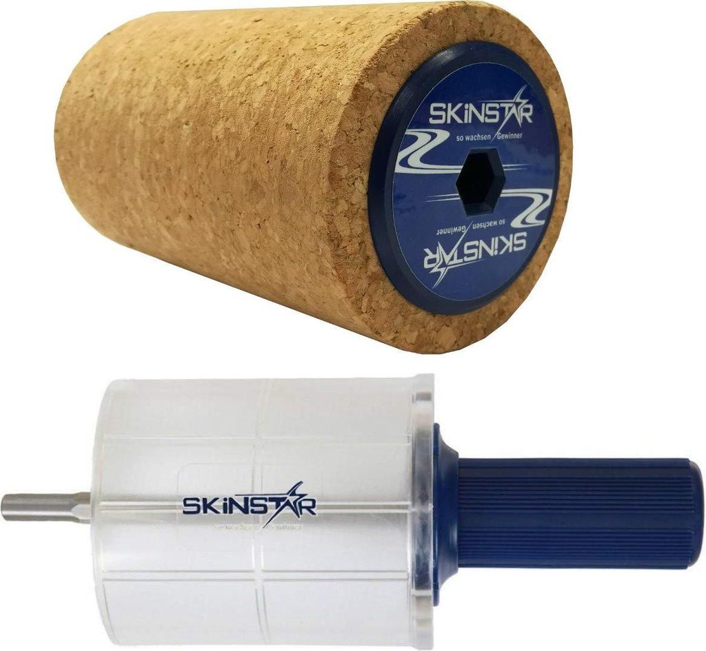 SKINSTAR Bürsten Set Rotorbürste Speed Stick Brush Kork