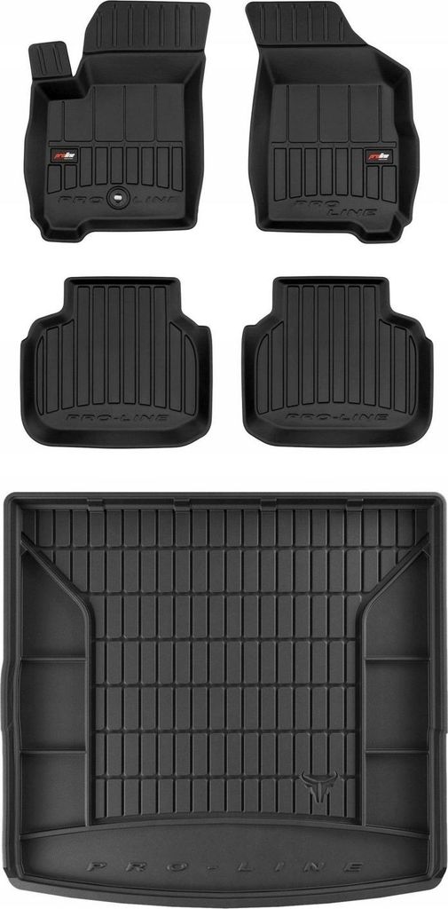 3D SET Fiat Freemont 2011-2015 Fußmatten und Kofferraummatte