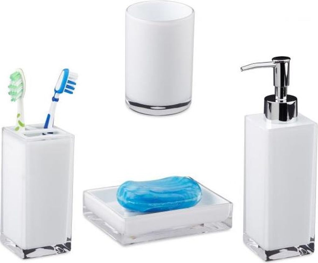 Badezimmer-Set mit 4 Teilen