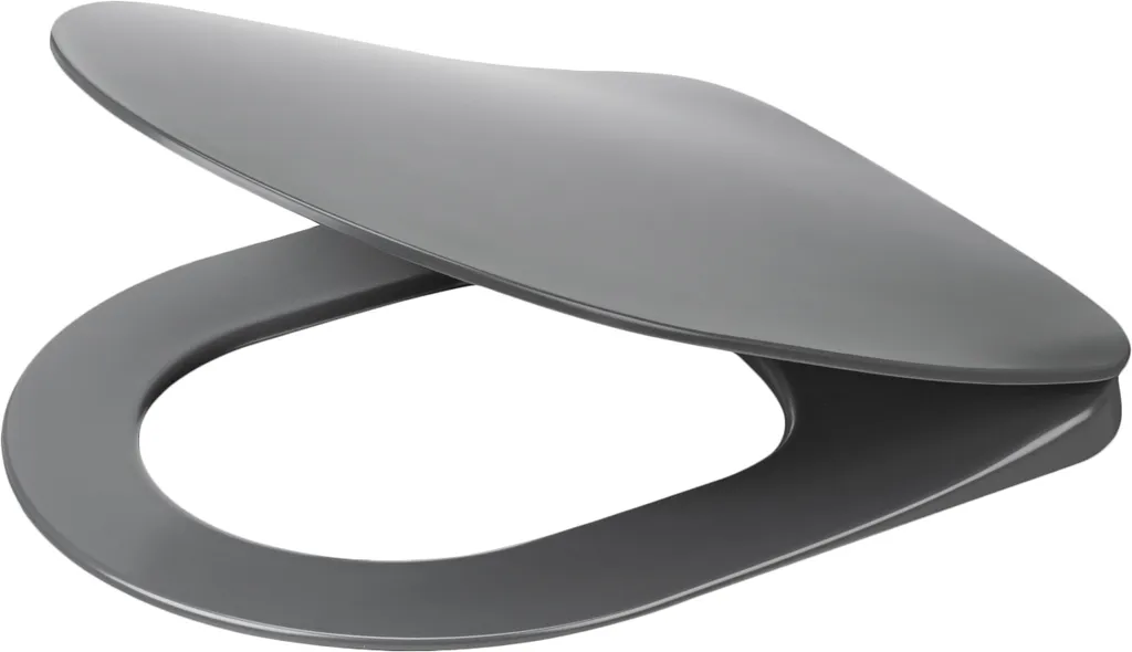 Abattant WC Silencieux Soft-Close - Lunette Slim Fine et Résistante