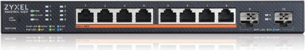 Switch ZyXEL XMG1915-10EP pour Réseau WiFi 6 et Vidéosécurité PoE++