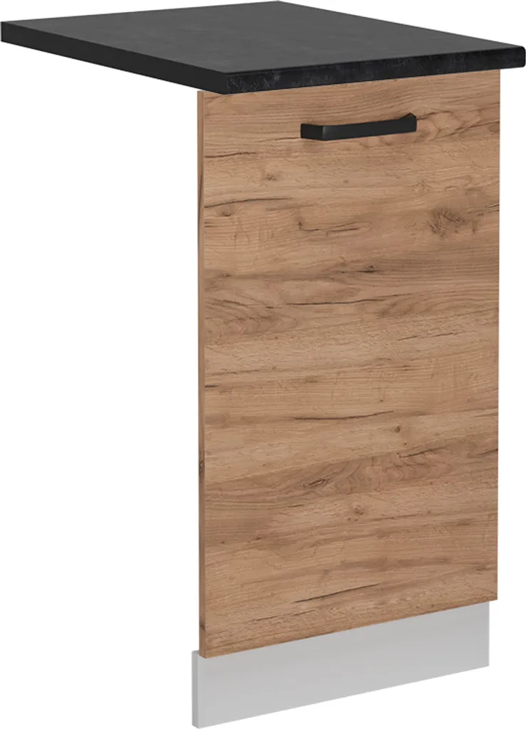 Pannello Lavastoviglie 45cm Vicco R-Line Quercia Dorata e Bianco