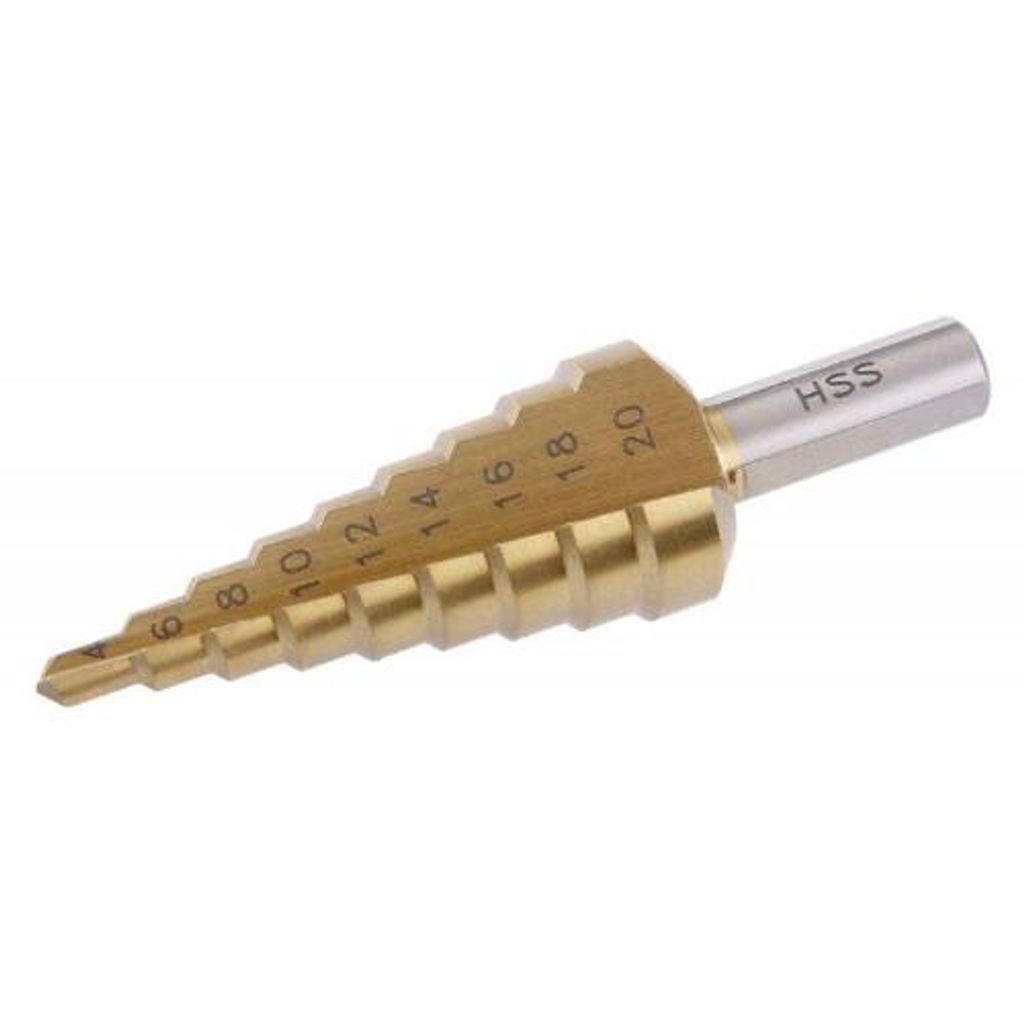 FESTA - Stufen – Bohrer HSS 4-20mm, 9st. TiN