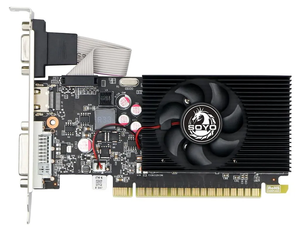 Carte graphique de bureau 4 Go GT740 - Composant PC Multi-Affichage HD - 2