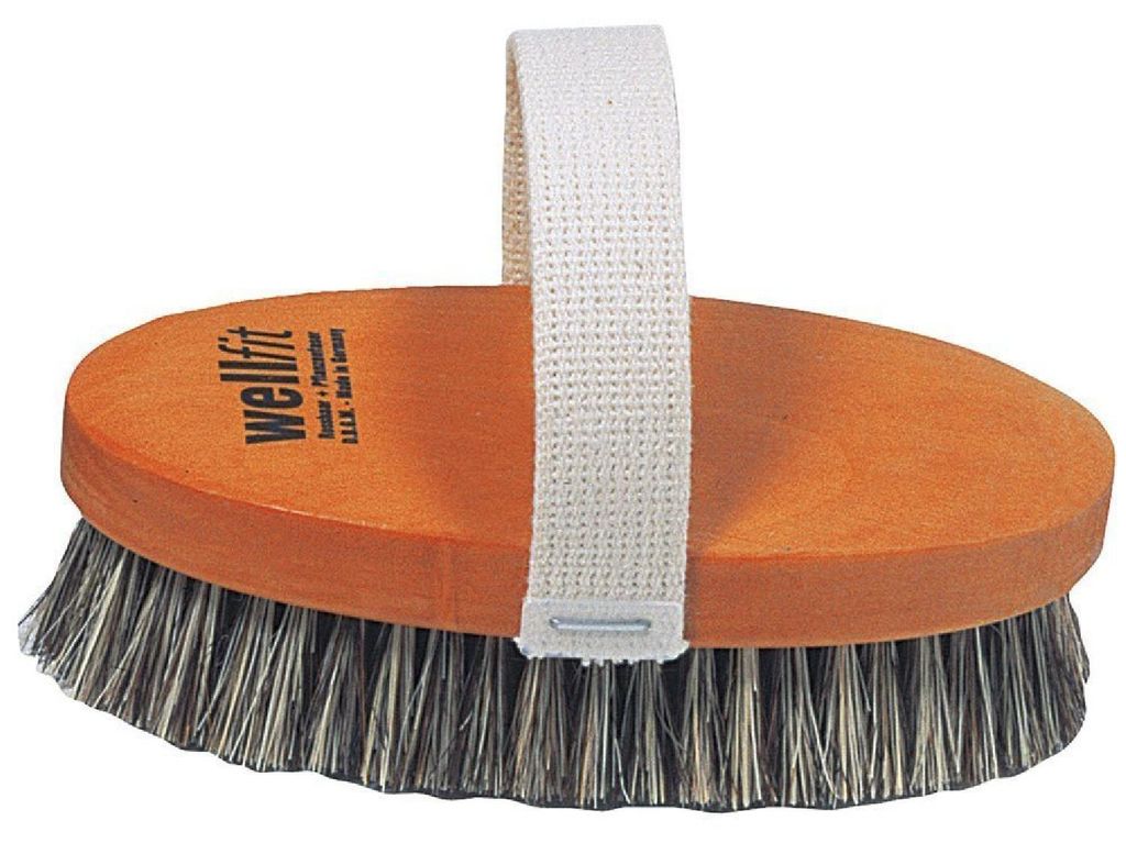 Redecker Wellfit Massagebürste, Roßh.+Fibre,13,5 cm