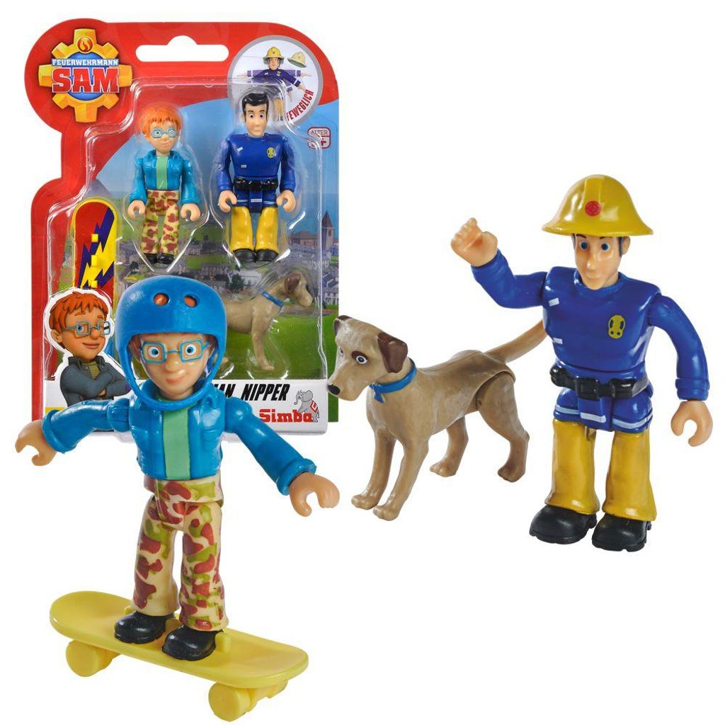 Elvis, Norman, Nipper | Spiel-Figuren Set | Feuerwehrmann Produktbild 