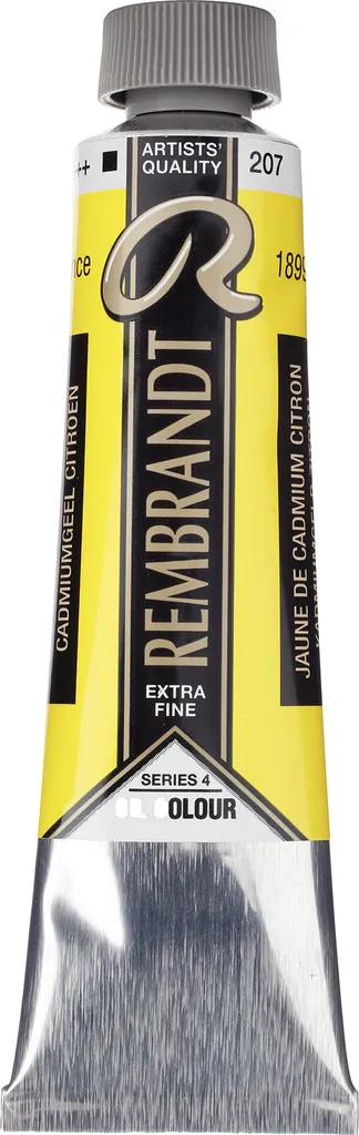 Huile Rembrandt Jaune Cadmium Citron 40ml à Haute Résistance Lumière