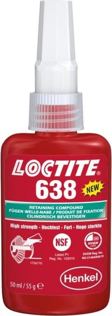 Loctite 638 Hochfester Schraubensicherungsmittel - 50 ml