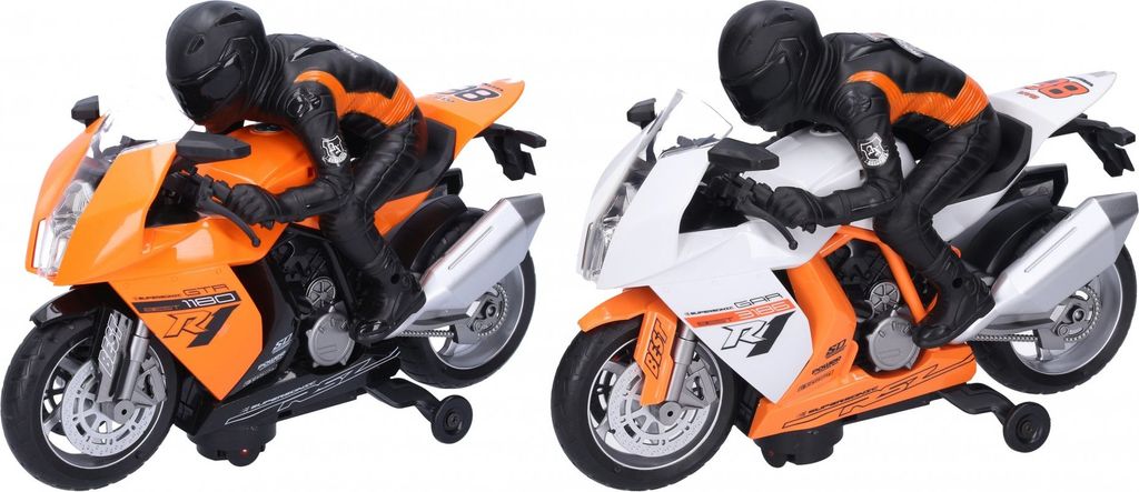Moto de course avec pilote 28 cm Image du produit 