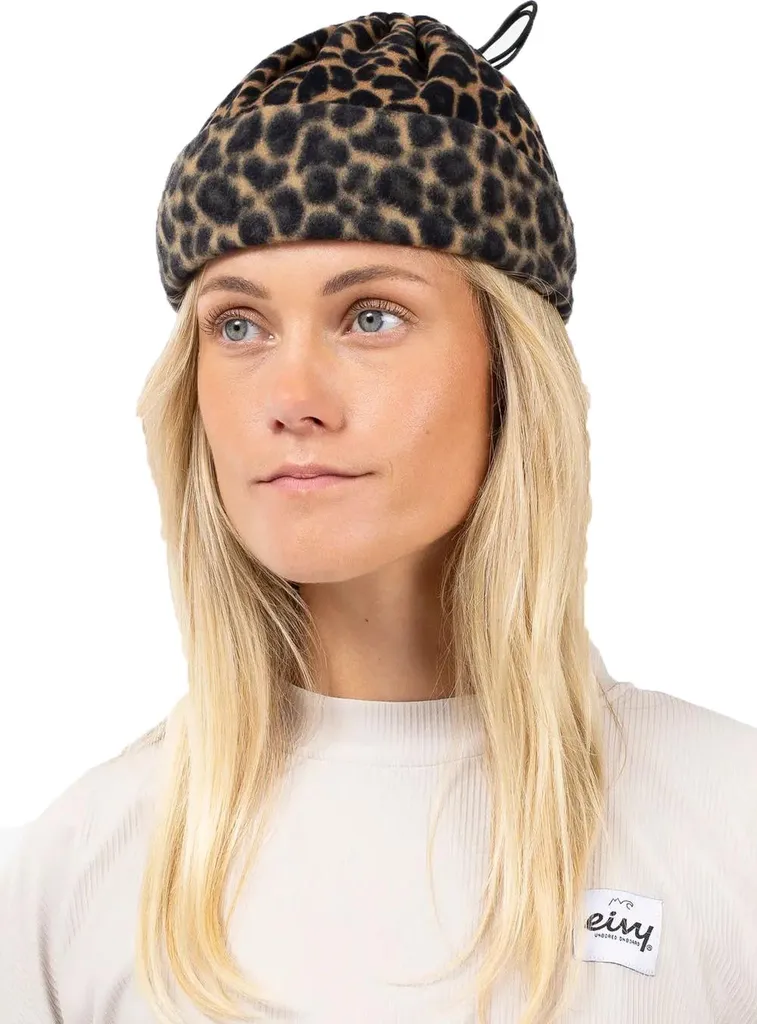 Eivy Beanie Sherpa Scaldacollo Donna Leopard - Qualità Svedese - 2