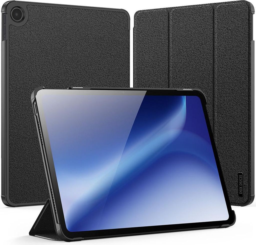 Schutzhülle mit Klappe für OnePlus Pad Go 2, Dux Ducis Domo, Schwarz