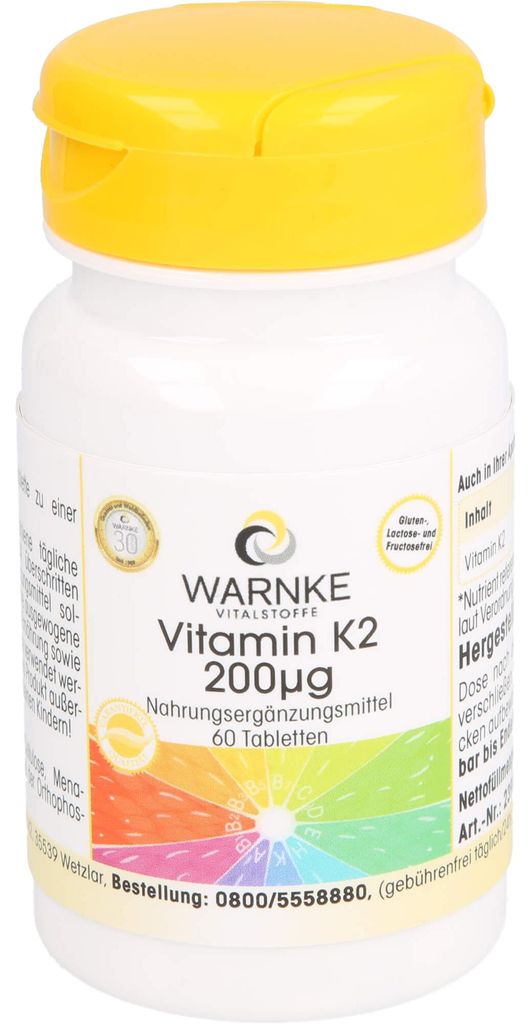 Vitamine K2 200 μg comprimés 60 pc Image du produit 