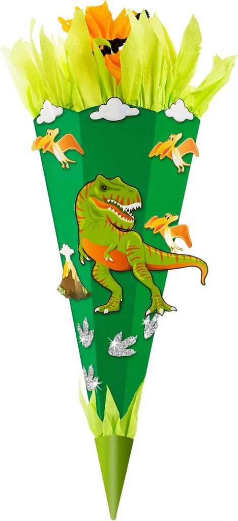 Goldbuch Bastelset Schultüte 70cm Dino