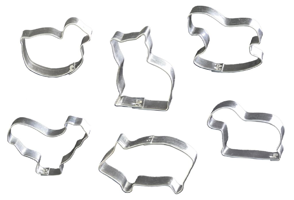 LARES Ausstecher Bauernhof 6er Set - versch. Größen, Produktbild 