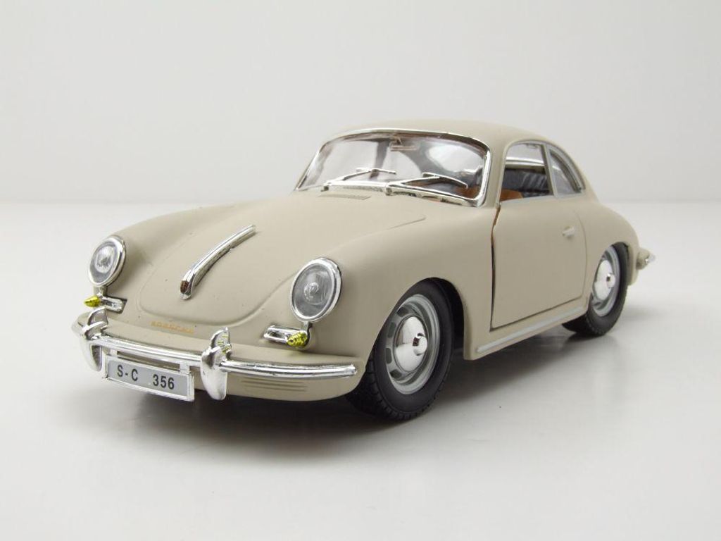 Bburago 22079 Porsche 356 B Coupe 1961 creme 1:24 Produktbild 