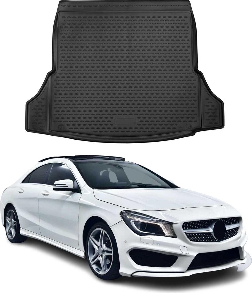Kofferraummatte Kofferraumwanne für Mercedes CLA Klasse C118 2019-2025 Gummi TPE