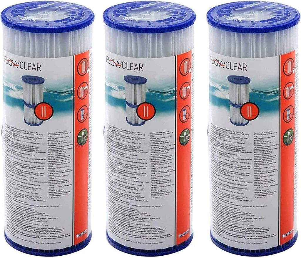 3 x sada 2 filtračných kaziet Bestway 58094 veľké II, Obrázok produktu 