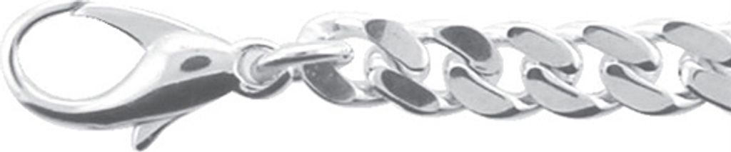 SELVA Collier Silber 925/-, Flachpanzer 50 cm