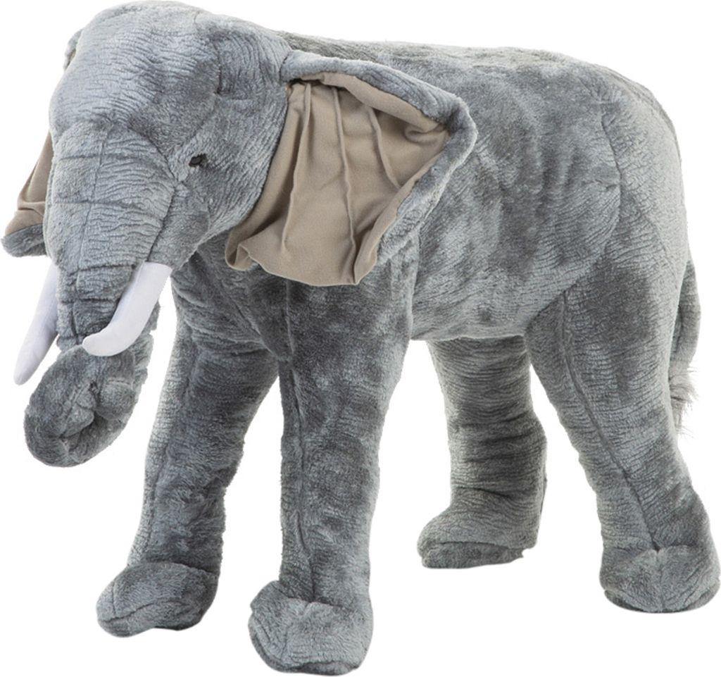 CHILDHOME Stehendes Spielzeug Elefant 77x33x55 cm Grau Produktbild 