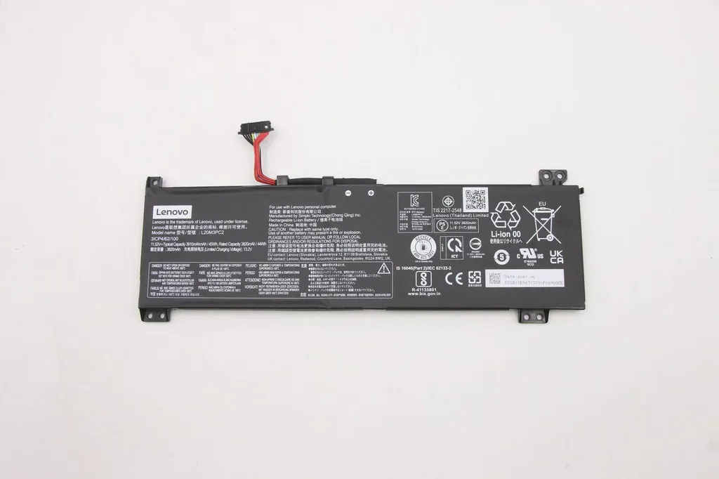 Batterie Lenovo L20M3PC2 45Wh 11.52V 3 Cellules Haute Performance Pro