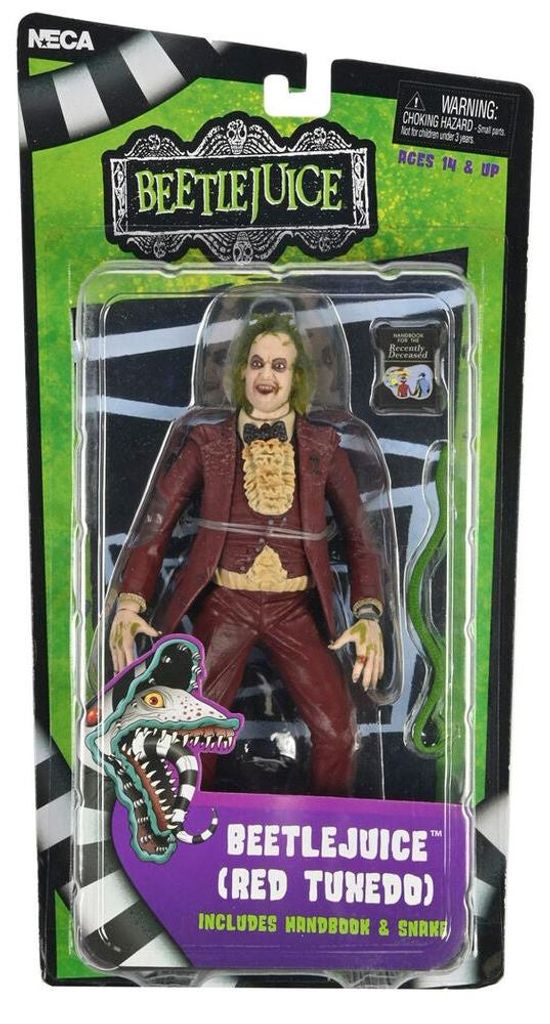 Beetlejuice 18 cm große Red Tuxedo-Figur - Film-Erinnerungsstücke zum Sammeln